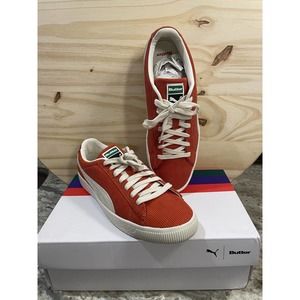 PUMA x BUTTER GOODS VTG Cord Trainers - Orange AUTHENTIC Size: 9 US